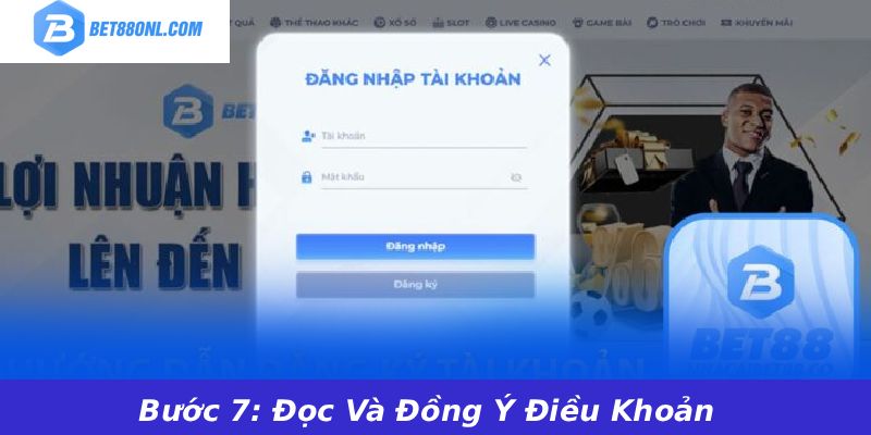 Bước 7: Đọc Và Đồng Ý Điều Khoản